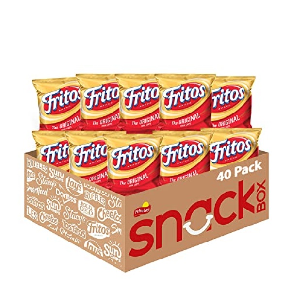 Fritos Corn Chips, Original, 28g (Pack of 40)