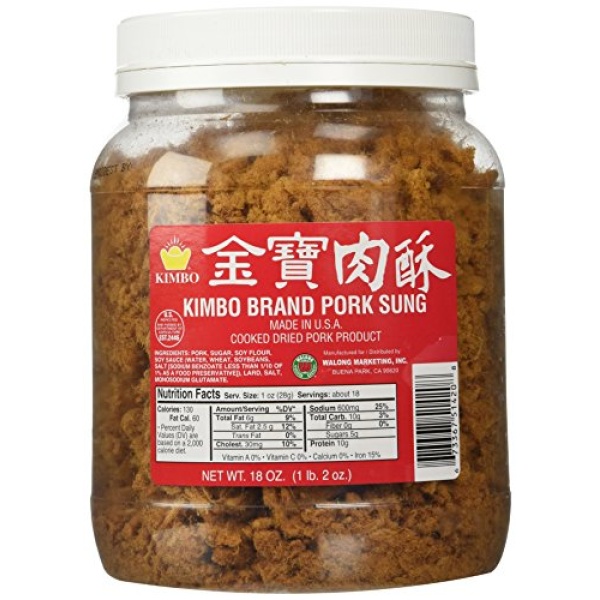 Kimbo Brand Sung Cooked Dried Pork 510g