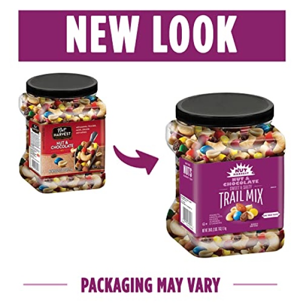 Nut Harvest, Nut & Chocolate Mix, 1.1 kg Jar