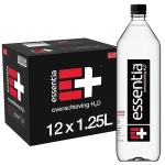 Essentia Water, pH 9.5+, Electrolytes, 1.25 L, 12 Pack