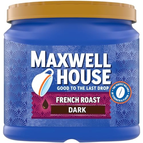 Maxwell House French Roast Dark Coffee (725g Canister)