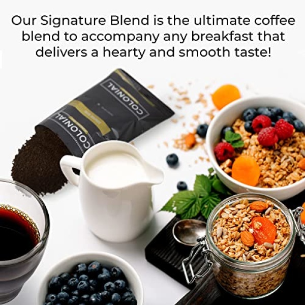 Colonial Coffee Packets, Breakfast Blend, 71g, Pack of 100