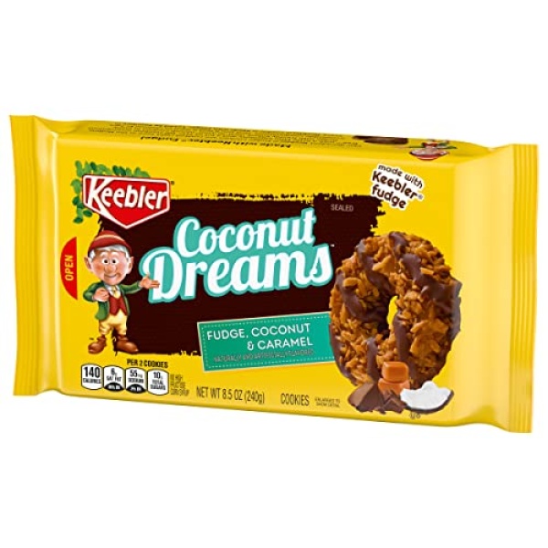 Keebler Fudge Cookies, Coconut Dreams, 240g