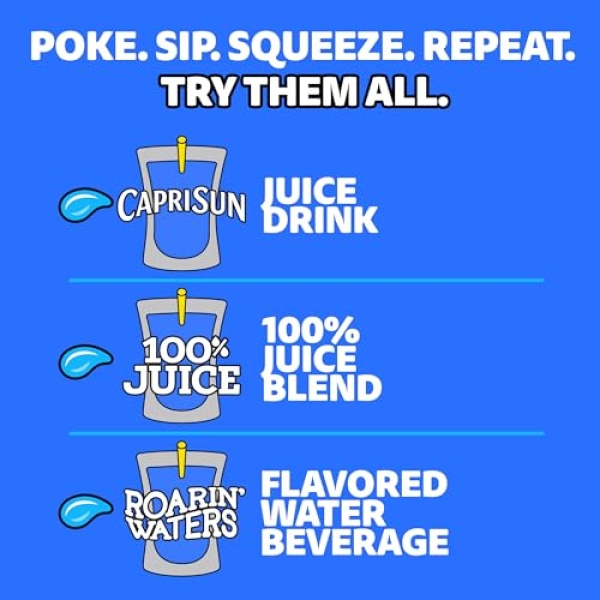 Capri Sun Fruit Punch Variety Pack, 30 ct, 177 ml Pouches