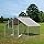 UD Patio Metal Chicken Coop, 2 Doors, 1.8x3x1.8m