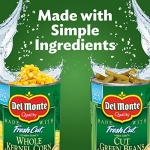 DEL MONTE Canned Veggies, Green Beans & Corn, 6-Pack