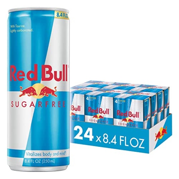 Red Bull Sugar Free Energy Drink, 250ml, 24 Cans