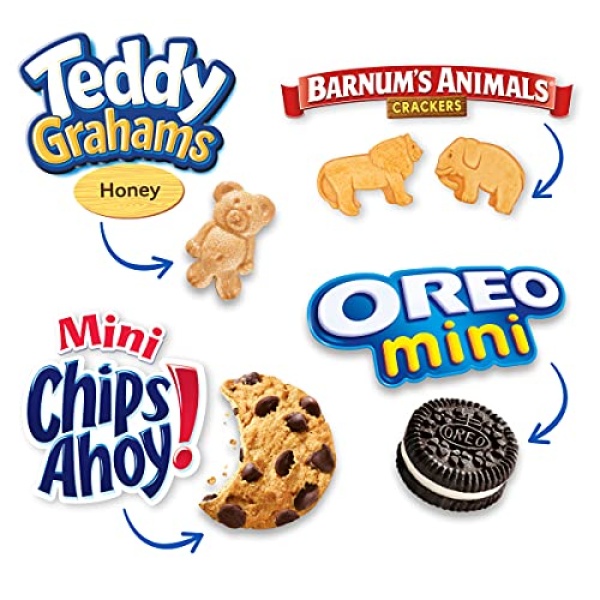 Nabisco Team Favorites Variety Pack, 30 Snack Packs