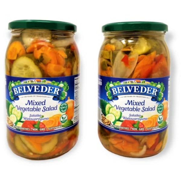 Belveder Mixed Vegetable Salad 900g, Vegan, Non-GMO