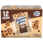 Famous Amos Classic Chocolate Chip Cookies, 28g (12 Pack)