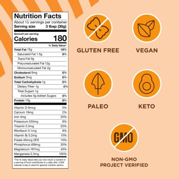 Hemp Seeds, 454g; 10g Protein, 12g Omega 3 & 6 per Serving