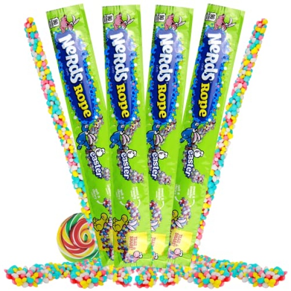 Easter Nerds Ropes, Pack of 4, 26g Each