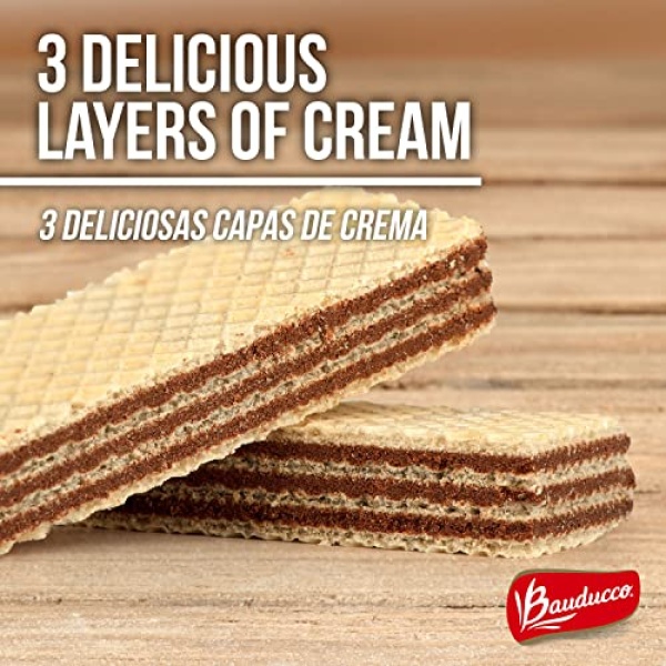 Bauducco Hazelnut Wafers - 142g Pack