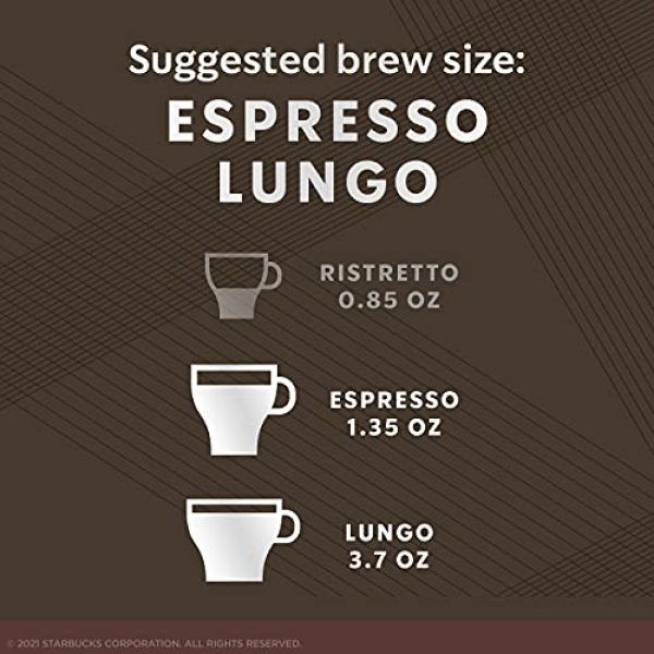 Starbucks Nespresso Dark Roast Italian Coffee (50-count)