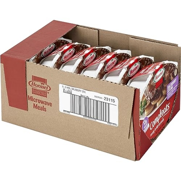 HORMEL COMPLEATS Salisbury Steak, 255g (6 Pack)