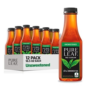 Pure Leaf Unsweetened Iced Tea, 550 ml (Pack of 12)