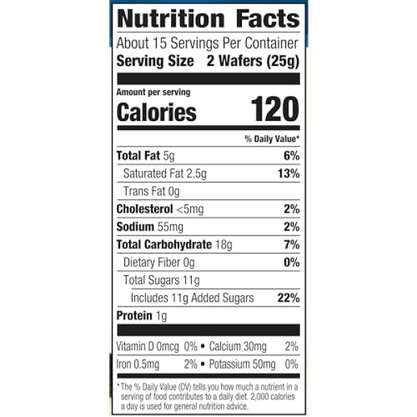 Pepperidge Farm French Vanilla Crème Wafers, 382g Tin