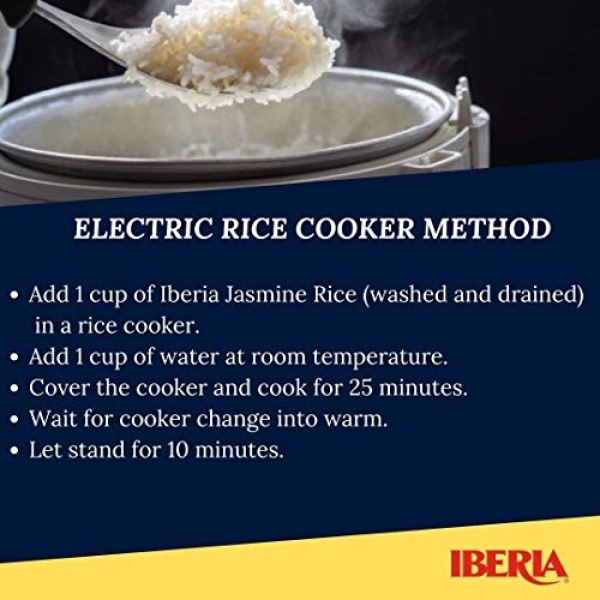 Iberia Jasmine Rice, 2.27 kg Long Grain Enriched