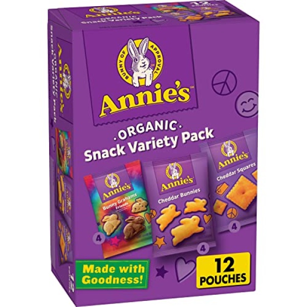 Annie's Organic Snack Variety Pack, 12 Pouches, 312 g