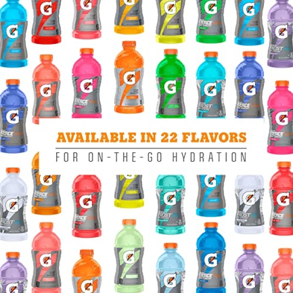 Gatorade Frost Variety Pack, 591ml Bottles - Pack of 12