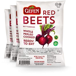 Gefen Red Beets, Whole, Peeled, Cooked, 500g (3 Pack)