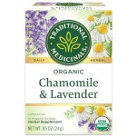 Organic Chamomile & Lavender Stress Relief Tea, 16 Bags