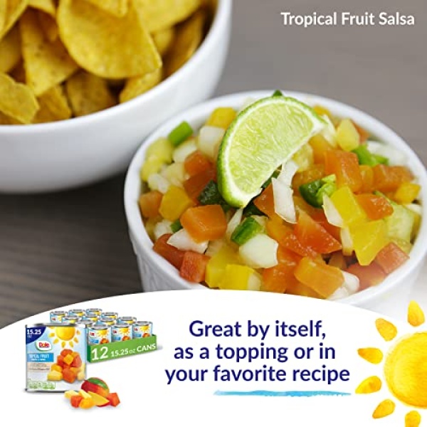 Dole Tropical Fruit in Syrup & Juice, 432g, 12 Count
