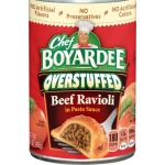 Chef Boyardee Overstuffed Beef Ravioli, 425g Can