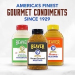 Beaver Condiments Variety Pack, 3 Hot & Honey Mustards