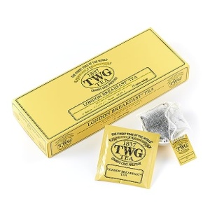 TWG London Breakfast Black Tea, 15 Cotton Bags Gift Set