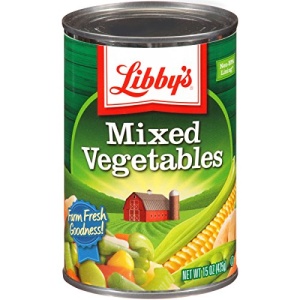Libby's Mixed Vegetables, 425g Cans (Pack of 12)