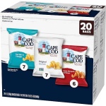 Cape Cod Potato Chips Variety Pack, 28g (Pack of 20)