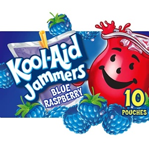 Kool-Aid Jammers Blue Raspberry Kids Drink (10 ct, 177 ml)
