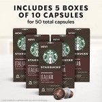 Starbucks Nespresso Dark Roast Italian Coffee (50-count)