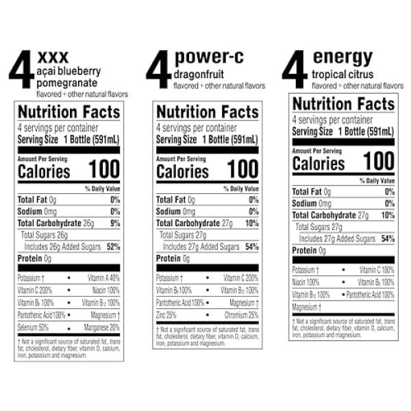 vitaminwater variety pack, 591 ml, 12 Pack