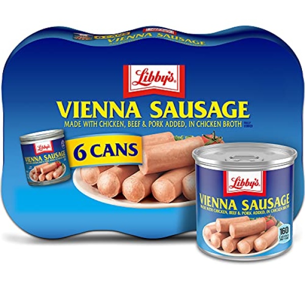 Libby's Vienna Sausages, 130g, 6-Count