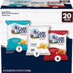 Cape Cod Potato Chips Variety Pack, 28g (Pack of 20)