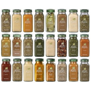 Simply Organic Herbs & Spices Sampler Gift Set (24-Pack)