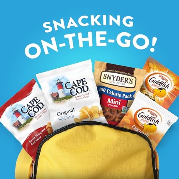 Goldfish, Snyder's Pretzels, Cape Cod Chips Variety Pack, 40 Ct