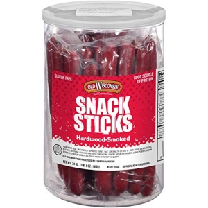 OLD WISCONSIN Beef Snack Sticks, 680g Resealable Jar
