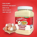 Eggylicious Whole Egg Powder, 454g, Non-GMO, No Additives