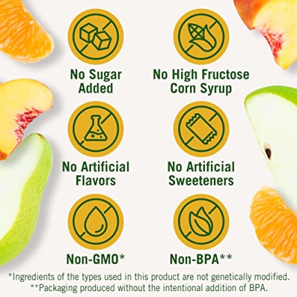 Del Monte No Sugar Added Fruit Cups, 113g (Pack of 12)