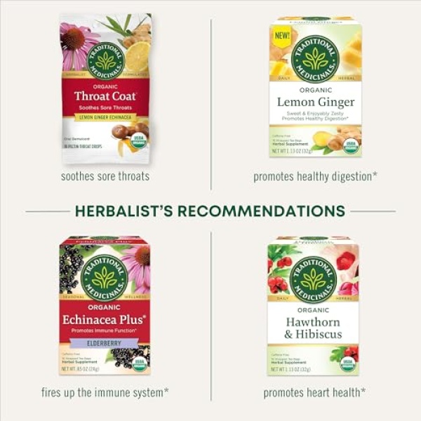 Organic Immune Zoom Lemon Ginger Tea, 16 Bags