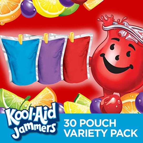 Kool-Aid Jammers Tropical Punch Variety Pack, 30 ct, 177 ml
