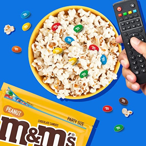 M&M'S Peanut Milk Chocolate Candy, 1.08 kg (Pack of 2)