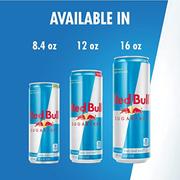 Red Bull Sugar Free Energy Drink, 250ml, 24 Cans