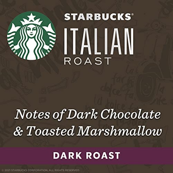 Starbucks Nespresso Dark Roast Italian Coffee (50-count)