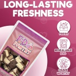 Vanilla Freeze-Dried Ice Cream Bites - 70g Resealable Pack