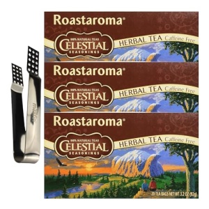 Herbal Tea Roastaroma 20 Ct with Tea Bag Squeezer [3 Pack]
