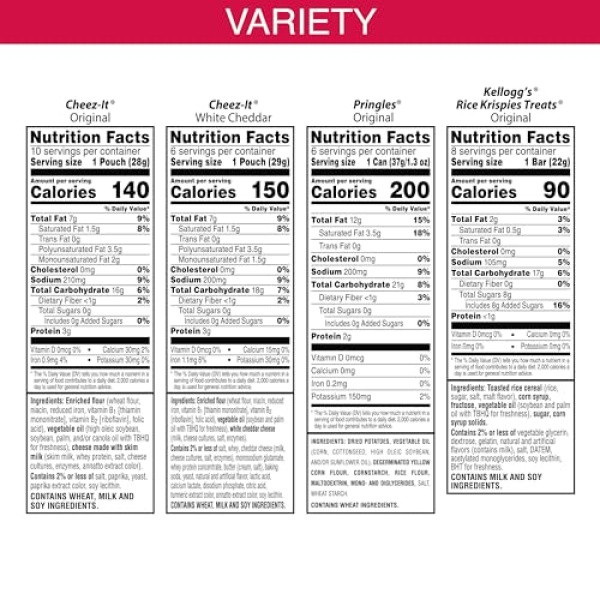 Kellogg's Kids Snacks Mega Variety Pack, 854g (30 Packs)